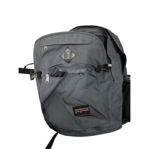 JanSport Right pack 3 Section Gray Black Backpack